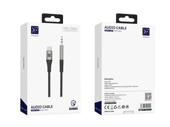 USB-C to 3.5mm AUX Audio Cable — packaging