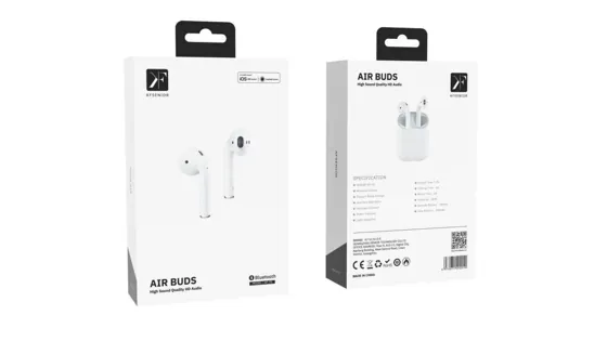 True Wireless Earbuds — packaging