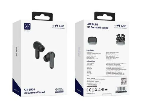 ANC True Wireless Earbuds — packaging