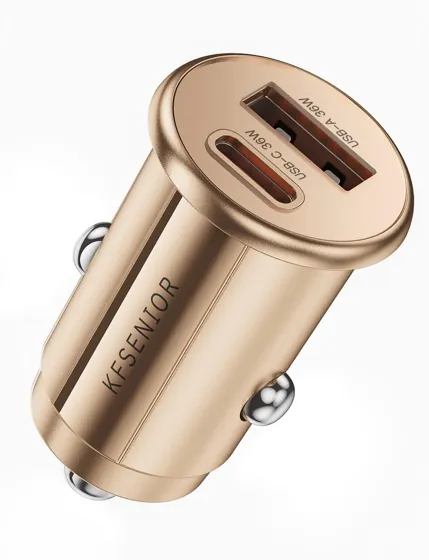 36W Fast Car Charger · USB-C + USB-A — CH-150