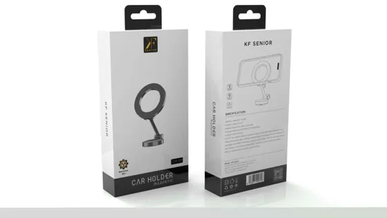Foldable Magnetic Ring Holder 360° — packaging