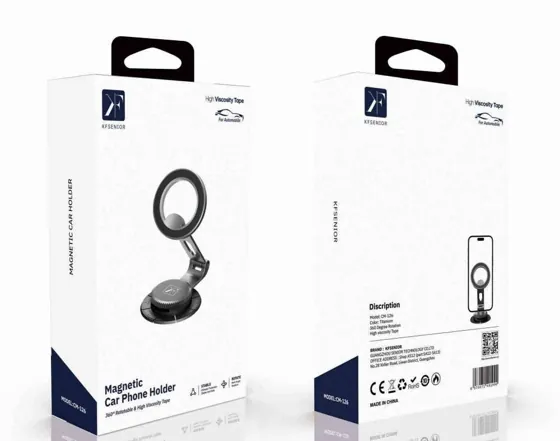 Magnetic 360° Car Phone Holder — packaging