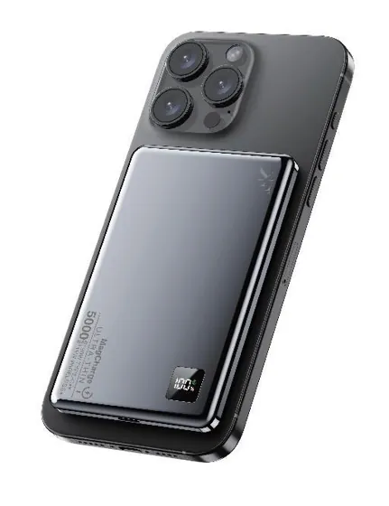 Ultra-Thin Magnetic Wireless Power Bank · 5000mAh — PW-555