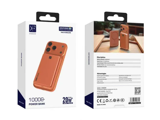 Magnetic Wireless Power Bank · 10000mAh — packaging