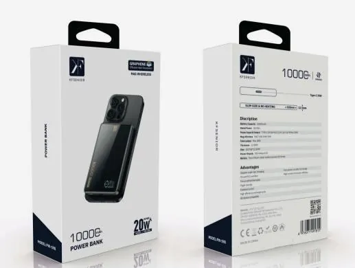 Magnetic Wireless Power Bank · 10000mAh — packaging