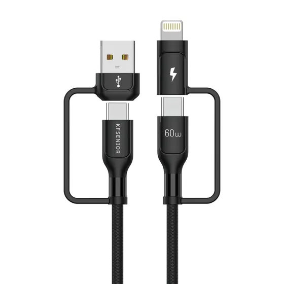 4-in-1 Multi-Connector Cable · 60W — S-29