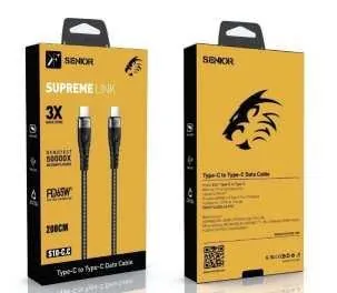 USB-C to USB-C Cable · 65W · 2.0m — packaging