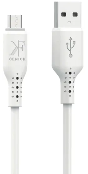 USB-A to Micro-USB Cable · 2.4A · 1.0m — S18-M