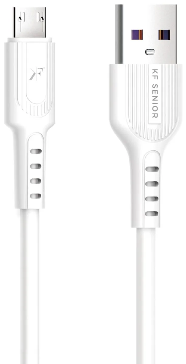 USB-A to Micro-USB Cable · 2.4A · 2.0m — KF Senior S21-M