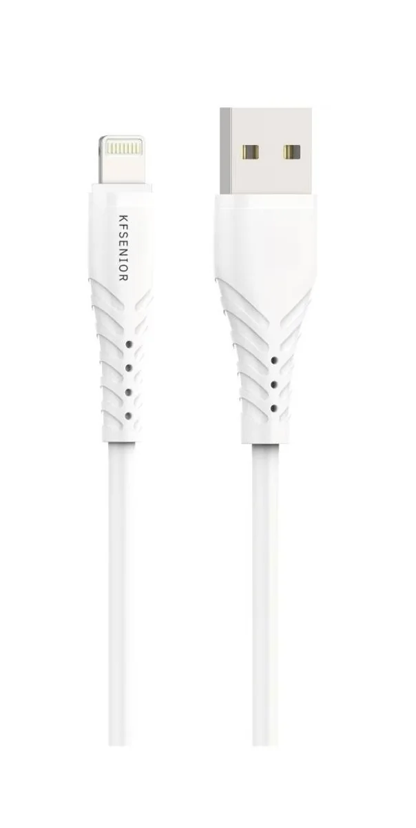 USB-A to Lightning Cable · 2.4A · 1.0m — KF Senior S26-A.L