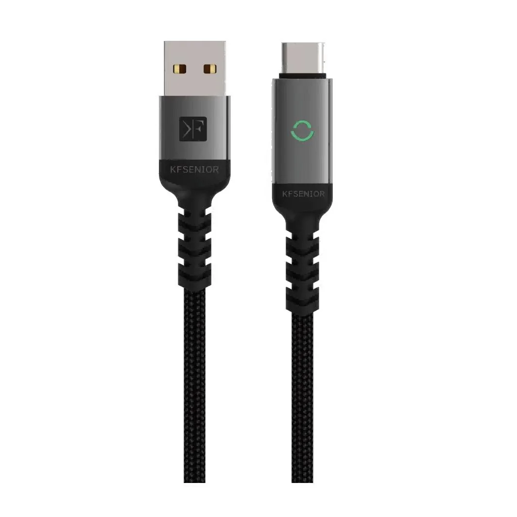Auto Power-Off USB-A to USB-C Cable · 5A · 1.2m — KF Senior S38-A.C