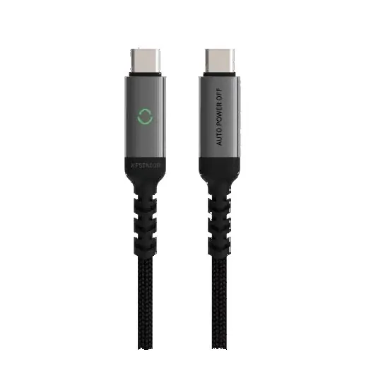 Auto Power-Off USB-C to USB-C Cable · 60W · 1.2m — S38-C.C