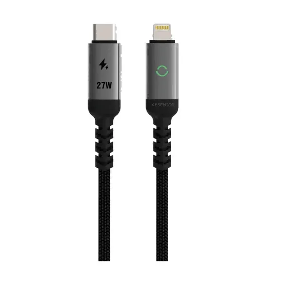 Auto Power-Off USB-C to Lightning Cable · 27W · 1.2m — S38-C.L