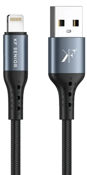 USB-A to Lightning Cable · 2.4A · 1.2m — S88-IP
