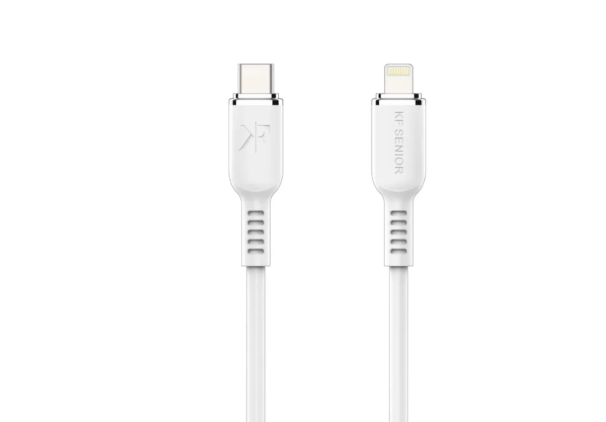 Liquid Silicone USB-C to Lightning Cable · 27W · 1.2m — KF Senior S90-C.IP